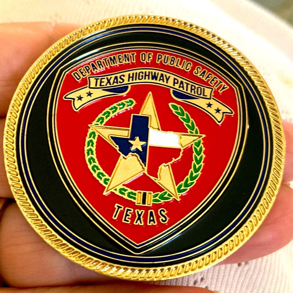 Dept of public safety, tactical unit Texas highway patrol collector coin medal